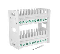 DIKACA Soporte Móvil de Escritorio Compartimentos Organizador Multilayer para Múltiples Teléfonos para Aulas y Oficinas Almacenamiento con Reservados para Carga