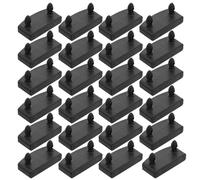 DIKACA Soportes de Plástico Negros para Listones de Cama 50 Mm X 10 Mm, 50 Piezas de Accesorios para Fijar Listones de Madera en Marcos de Cama, Clips de Repuesto para Muebles,