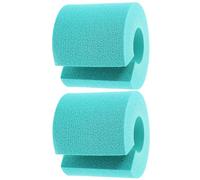 DIKACA Topes de Puerta de Espuma Protectores para Dedos 2 Unidades Color Azul Claro Antichoque y Antiahuecos para Puertas Ventanas Cajones y Armarios Seguridad Infantil y Protección