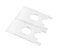 DIKACA Topes de Sofá Transparentes de Acrílico 2 Piezas, Espaciadores de Pared para Muebles, Bloqueadores de Juguetes y Tapones para Cama, Protección para Huecos Debajo de Sofá y