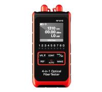 DIKAMAN Comprobador de cables de fibra óptica, NF-916 Fiber Optical Power Meter VFL REF FC SC ST Visual Fault Locator LCD Display Fiber Optic Cable Tester Network Tools Gran estabilidad