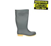 Dikamar Hombres Slip On Administrador Wellingtons Verde