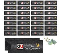 DIKARIYA 30er Du Bist Wichtig im Team Chocolate Geschenke Hülle Filz Chocoladen Verpackung Chocoladeregel Schwarz Geschenkbox Team Geschenk Ostergeschenke für Mitarbeiter Kollegen, ohne Chocolate