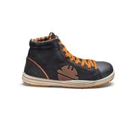 Dike - Glider Garish H S3 - Zapato de Trabajo con Tobillo Alto, Color Negro
