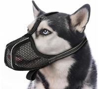 Diketone Bozal Perro,Evitar Que Masticar/Alimentar/Morder Bozal para Perros Pequeños,Ajustable Reflectante Transpirable Bozales para Perros(S)