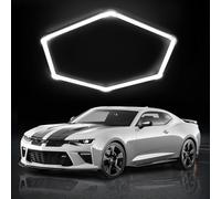 DIKHEE 48W 6500K Lámpara de Techo para Garaje LED Hexagonal de Panal de Abeja deformable DlY Hexagon Garage para Garaje, Taller, almacén, sótano, Gimnasio