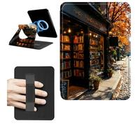 Dikoer Funda magnética para Kindle Paperwhite de 7 pulgadas de 12ª generación 2024 y Kindle Colorsoft 2024/2025 Signature Edition, soporte giratorio de 360 grados, funda protectora de cuero con correa