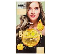 Dikson Bloom - Crema colorante para el Cabello, 710 Rubio Ceniza - Mezcla de aceites biológicos