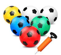 Dilabnda Pelotas de fútbol para niños de 16 cm, juguete deportivo, pelotas de fútbol suaves para mini porterías de fútbol, pelotas de infancia para neumáticos inflables (3 unidades)