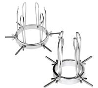 Dilatador anal BDSM SM Juguetes Para Adultos Vagina Dilatador Juguete sexual ajustable Juguetes anales de metal Juguetes sexuales anales extremos para hombres y mujeres (4 tornillos + 6 tornillos)