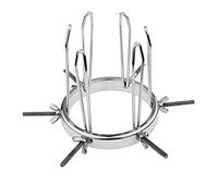 Dilatador anal BDSM SM Juguetes Para Adultos Vagina Dilatador Juguete sexual ajustable Juguetes anales de metal Juguetes sexuales anales extremos para hombres y mujeres (6 tornillos)