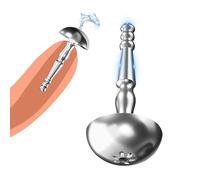 Dilatador de acero inoxidable uretra tapón de pene de metal hueco catéter dilatador uretral sondas uretrales estimulación uretral masturbación del pene tapón del pene juguete sexual para hombres(L)