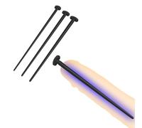 Dilatador de uretra de silicona, 3 tamaños, catéter con sonido, dilatador uretral, tapón para pene, estimulación uretral, tapón uretral SM, masturbador de próstata, cetro príncipe para hombres(M)