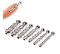 Dilatador hueco de acero inoxidable Uretra Tapón de pene hueco de metal Catéter Sondas uretrales Dilatador uretral Estimulación de próstata SM Masturbación del pene Juguetes sexuales para hombres(9mm+