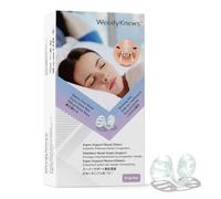 Dilatador nasal WoodyKnows Super-Support para aliviar los ronquidos, mejora el flujo de aire durante el sueño y los deportes, y respira mejor (paquete combinado XS/S/M/L)