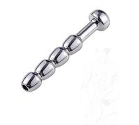 Dilatador Uretral Catéter de Acero Inoxidable Uretra Hueco Pene Plug Dilatadores de Uñas Uretrales Dilatadores Uretrales Camilla Uretral SM Estimulación de Próstata Juguetes(8MM)