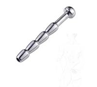 Dilatador Uretral Catéter de Acero Inoxidable Uretra Hueco Pene Plug Dilatadores de Uñas Uretrales Dilatadores Uretrales Camilla Uretral SM Estimulación de Próstata Juguetes(6mm)