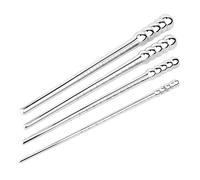 Dilatador uretral de acero inoxidable extralargo Catéter uretral de metal Sondeo Enchufe del pene Dilatador uretral Estimulación uretral Masturbación Cetro Príncipe Juguete sexual para hombres(M)