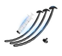 Dilatadores uretrales (3 unidades, incluye jeringa), dilatador uretral de silicona de 25 cm, tapón para el pene, juguete sexual erótico para estimulación prostática