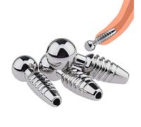 Dilatadores Uretrales de Acero Inoxidable Dilatador Pene Plug Set de Tapones Uretrales SM Catéter Sondeo Prince Scepter Masturbación Juguete Sexual para Hombres Paquete de 3