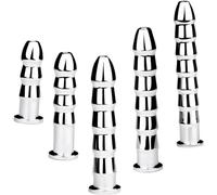 Dilatadores uretrales de metal - Juego de tapones para el pene de 5 tamaños - Dilatador uretral para estimulación uretral - Juguetes sexuales para hombres(M: 12mm)