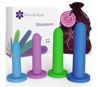 Dilatadores Vaginales Tamaño 3-6 (4 Piezas) - Dilatador Vaginal de Silicona Médica y Ejercitador Suelo Pélvico Más Efectivos para Bienestar Íntimo