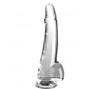 King Cock King Cock Clear 10" Cock with Balls - Clear, Clear, 25,5 cm