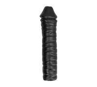 DILDO GIGANTE FISTING ALL BLACK SUAVE 38 CM