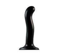 Dildo punto G de 100% silicona para estimulación interna o anal - placer muy intenso - con ventosa para uso sin manos - ideal para juegos en pareja y uso con arnés - Strap-On-Me (M)
