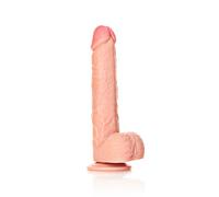 DILDO REALISTA CON TESTICULOS STRAIGHT 9 /23 CM REALROCK