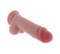 Dildo realista de 20 cm con ventosa - Deluxe Dual Density™