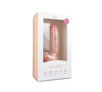 Dildo realista - Masajeador - Carne de consolador realista - Dildo Realista Pene Cock Dong Masajeador con Potentes Ventosas - Pene realmente realista - 22.5 cm