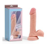 Dildos clásicos marca CHISA Undressed Debater Dildo Realista Silicona Líquida Dual Density 19.2 cm