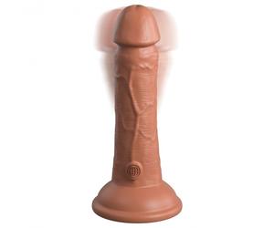 Dildo Realístico Vibrador 15.2 cm Caramelo