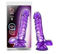 Dildos clásicos marca blush novelitis DILDO B YOURS BASIC 8 PURPLE