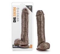 Dr Skin Dr. Skin - Dildo Mr. Savage con ventosa 11,5 pulgadas - Chocolate