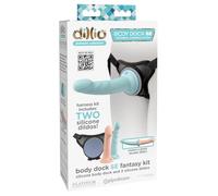 Dildos clásicos marca Dillio DP Body Dock SE Fantasy Kit6&7