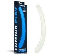 Dildos clásicos marca LoveToy Dildo doppio 14.5 Lumino Play