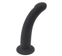 Dildos clásicos marca Loving Joy Consolador de Silicona Curvado de 5 Pulgadas Loving Joy con Ventosa