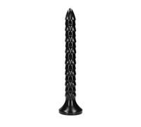 Dildos clásicos marca OUCH! Fallo anale con ventosa Scaled Anal Snake 12''/ 30 cm Black
