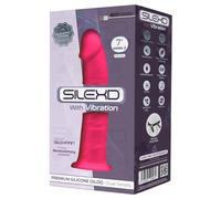 Dildos clásicos marca SILEXD SILEXD DILDO SILICONA VIBR USB MODEL 2 7" ROSA