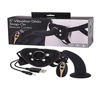 Dildos con arnés marca SEVEN CREATIONS SEVENCREATIONS 12.5 CM VIBRATION DILDO STRAP ON