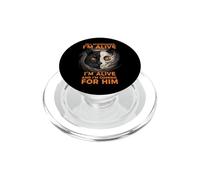 Dile a Schrödinger Que Estoy Vivo y vengo por él Física PopSockets PopGrip para MagSafe