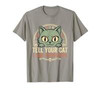 Dile a Tu Gato Pspspspsps Gracioso Amante Gatos Camiseta