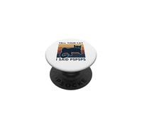 Dile a tu Gato Que Dije: Pspsp, Divertido, sarcástico, Retro, Vintage PopSockets PopGrip Adhesivo