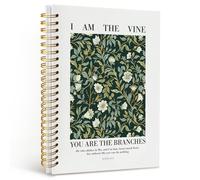 Dilemat Bible Notebook for Women,Christian Gifts,Spiral Bible Jesus Notebook for Note Taking,Religious Christian Gifts for Women, John 15:5 Religious Scripture Bible Hardcover Spiral Notebook 5.5x8.3