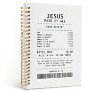 Dilemat Jesus Christian Notebook Journal,Church Notes Journal, Christian Gifts for Women Men, Neutral Religious Scripture Hardcover Spiral Notebook 5.5x8.3 Inch
