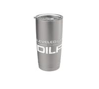 DILF NIVELED UP PRIMERA VEZ PADRE I LOVE HEART Vaso térmico de acero inoxidable de doble pared
