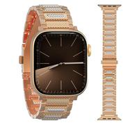 Dilhvy Correas Para Apple Watch Hombre Compatible con Series 10/Ultra 2/Ultra/9/8/7/6/Se/5/4/3/2/1-Bracelet Pulsera Apple Watch de Acero Inoxidable- 49/46/45/44/42mm