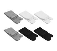 DILISEN 6 Pares de Calcetines Unisex Tabi Flip Flop Calcetines Geta Calcetines de algodón con Punta Dividida Tabi Mujeres y Hombres, Multicolor,